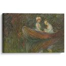 Deux femmes en barque (1887) - Claude Monet - Canvas Print