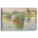 La Seine à Lavacourt (1879) - Claude Monet - Canvas Print