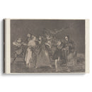 Wounds Heal Quicker than Hasty Words (Sanas Cuchilladas Mas No Malas Palabras) (ca. 1813-1820) - Francisco de Goya - Canvas Print