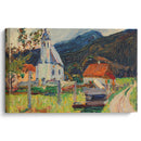 Kochel—Dorfkirche (1902) - Wassily Kandinsky - Canvas Print