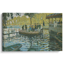La Grenouillere - Claude Monet - Canvas Print