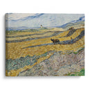 Enclosed Field with Ploughman (1889) - Vincent van Gogh - Canvas Print - UAIO LMT