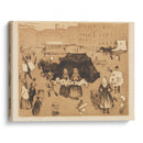 Der Leichenwagen. Potsdamer Platz (1902) - Edvard Munch - Canvas Print