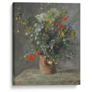 Flowers in a Vase (c. 1866) - Pierre-Auguste Renoir - Canvas Print