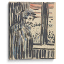 Stående figur   (1909-1910) - Edvard Munch - Canvas Print