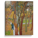 The garden of Saint Paul’s Hospital (`The fall of the leaves’) - Vincent van Gogh - Canvas Print - UAIO LMT