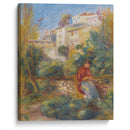 La Terrasse À Cagnes (circa 1908) - Pierre-Auguste Renoir - Canvas Print