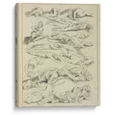 Several figures in prone and supine positions - Peter Paul Rubens - Canvas Print
