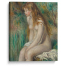 Young Girl Bathing (1892) - Pierre-Auguste Renoir - Canvas Print