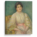 Portrait de Madame Paul Gallimard (1892) - Pierre-Auguste Renoir - Canvas Print