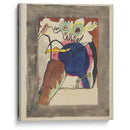 Design for the cover of the almanac ‘The Blue Rider’ II (1911) - Wassily Kandinsky - Canvas Print