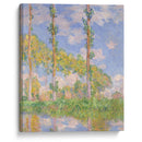 Poplars in the Sun (1891) - Claude Monet - Canvas Print