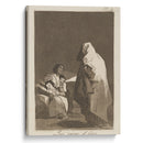 Que viene el Coco. (Here comes the bogey-man.) (1796-1797) - Francisco de Goya - Canvas Print