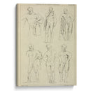 Six male figures - Peter Paul Rubens - Canvas Print