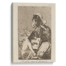 Si sabrá mas el discipulo (Might not the pupil know more) (1796-1797) - Francisco de Goya - Canvas Print