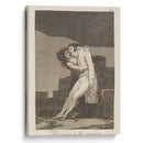 El amor y la muerte. (Love and death.) (1796-1797) - Francisco de Goya - Canvas Print
