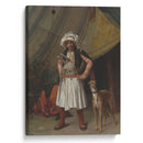 A Bashi-Bazouk And His Dog - Jean-Léon Gérôme - Canvas Print
