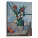The Vase of Tulips (c. 1890) - Paul Cézanne - Canvas Print