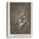 Qual la descañonan! (How they pluck her!) (1796-1797) - Francisco de Goya - Canvas Print