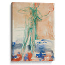 Stående akt (Ca. 1918) - Edvard Munch - Canvas Print