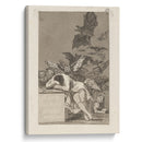El sueño de la razon produce monstruos. (The sleep of reason produces monsters.) (1796-1797) - Francisco de Goya - Canvas Print