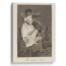 Esto si que es leer. (That certainly is being able to read.) (1796-1797) - Francisco de Goya - Canvas Print