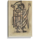 Maske mit Sense (1927) - Paul Klee - Canvas Print