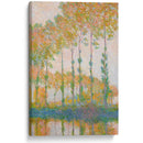Peupliers au bord de l’Epte, automne (1891) - Claude Monet - Canvas Print