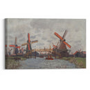 Mills at Westzijderveld near Zaandam (1871) - Claude Monet - Canvas Print