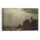 On the Sweetwater near the Devil’s Gate (1860) - Albert Bierstadt - Canvas Print