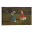 A Game of Croquet (1866) - Winslow Homer - Canvas Print