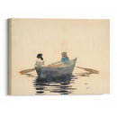 Two Girls in a Rowboat (1880) - Winslow Homer - Canvas Print