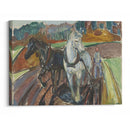 Autumn Ploughing (1919) - Edvard Munch - Canvas Print