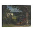 Femme dans un hamac - Gustave Courbet - Canvas Print