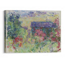 La Maison à travers les roses (circa 1925-26) - Claude Monet - Canvas Print