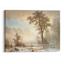Valley of the Yosemite-First Snowfall of the Year (About 1863) - Albert Bierstadt - Canvas Print
