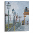 Terrace and Observation Deck at the Moulin de Blute-Fin, Montmartre (early 1887) - Vincent van Gogh - Canvas Print - UAIO LMT