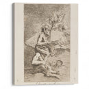 Devota profesion. (Devout profession.) (1796-1797) - Francisco de Goya - Canvas Print