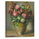 Vase De Pivoines (circa 1872) - Pierre-Auguste Renoir - Canvas Print