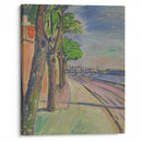 Trees By The Canal (1908) - Edvard Munch - Canvas Print