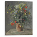Flowers in a Vase (c. 1866) - Pierre-Auguste Renoir - Canvas Print