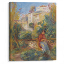 La Terrasse À Cagnes (circa 1908) - Pierre-Auguste Renoir - Canvas Print