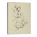 Several winged figures in flight, and a figure with a spear - Peter Paul Rubens - Canvas Print