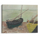 Étude de bateaux sur la plage d’Étretat (1885) - Claude Monet - Canvas Print