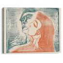 Head by head (man and woman kissing) (1905) - Edvard Munch - Canvas Print