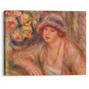 Woman Leaning (Femme accoudée) (1918) - Pierre-Auguste Renoir - Canvas Print