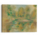 Paysage, Étang Et Fond D’arbres (1913) - Pierre-Auguste Renoir - Canvas Print