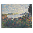 La Seine À Argenteuil (1877) - Claude Monet - Canvas Print