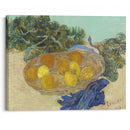 Still Life of Oranges and Lemons with Blue Gloves (1889) - Vincent van Gogh - Canvas Print - UAIO LMT