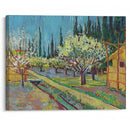 Orchard Bordered by Cypresses (1888) - Vincent van Gogh - Canvas Print - UAIO LMT